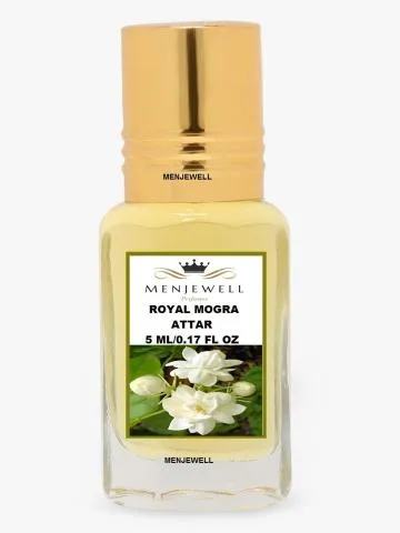Menjewell Royal Mogra Long Lasting 5ML Floral Attar Mogra