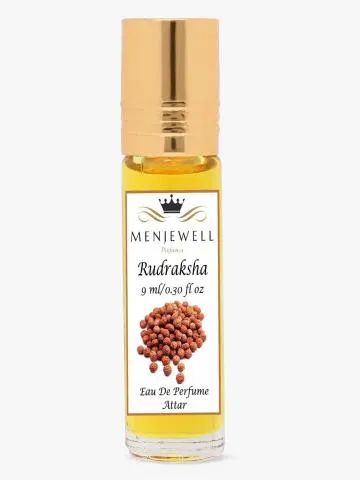 Menjewell Rudraksha Long Lasting 9ML Attar- Perfume Floral Attar Natural