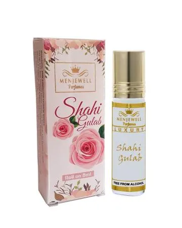 Menjewell Shahi Gulab 8ml Premium Luxury Long Lasting Attar-Perfume