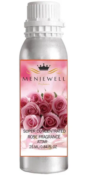 Menjewell Super Concentrated Rose Fragrances Long Lasting 25ML Attar-Perfume Floral