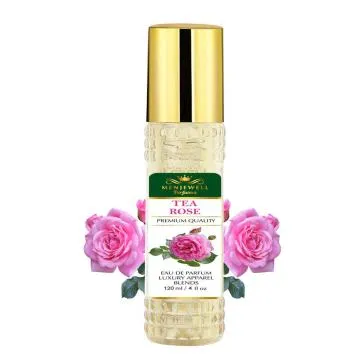 Menjewell Tea Rose Perfume For Women – Premium Luxury Fragrance Spray Eau de Parfum – 120 ml