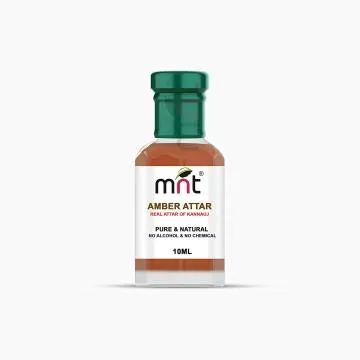 MNT Amber Attar For Unisex Long Lasting And Alcohol Free 10 ml
