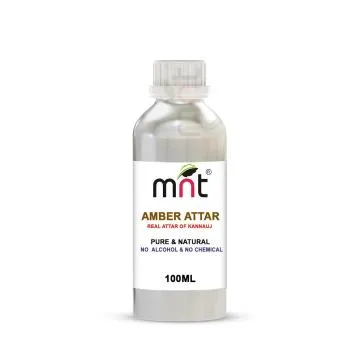 MNT Amber Attar For Unisex Long Lasting And Alcohol Free 100 ml