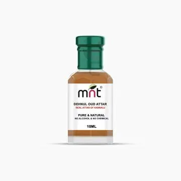 MNT Dehnul Oud Attar For Unisex Long Lasting And Alcohol Free 10 ml