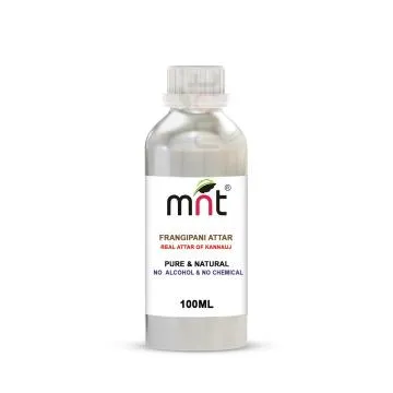 MNT Frangipani Attar For Unisex Long Lasting And Alcohol Free 100 ml