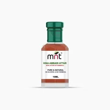 MNT Hina Ambari Attar For Unisex Long Lasting And Alcohol Free 10 ml