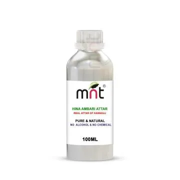 MNT Hina Ambari Attar For Unisex Long Lasting And Alcohol Free 100 ml