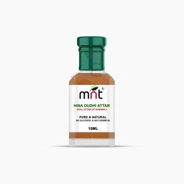 MNT Hina Oudhi Attar For Unisex Long Lasting And Alcohol Free 10 ml