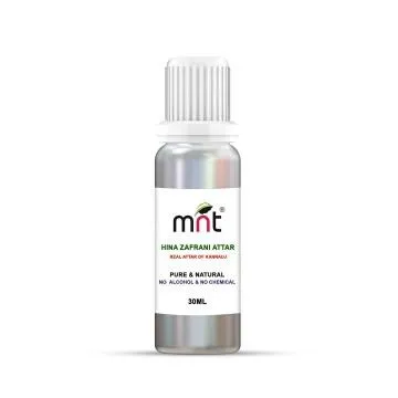 MNT Hina Zafrani Attar For Unisex Long Lasting And Alcohol Free 30 ml