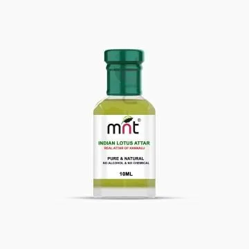 MNT Indian Lotus Attar For Unisex Long Lasting And Alcohol Free 10 ml