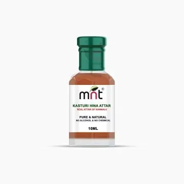MNT Kasturi Hina Attar For Unisex Long Lasting And Alcohol Free 10 ml
