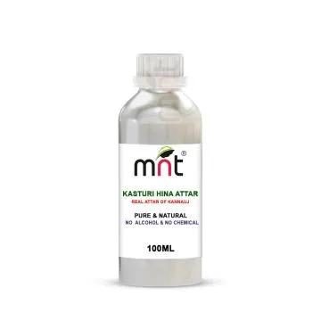 MNT Kasturi Hina Attar For Unisex Long Lasting And Alcohol Free 100 ml