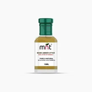 MNT Musk Amber Attar For Unisex Long Lasting And Alcohol Free 10 ml