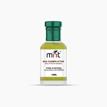 MNT Nag Champa Attar For Unisex Long Lasting And Alcohol Free 10 ml
