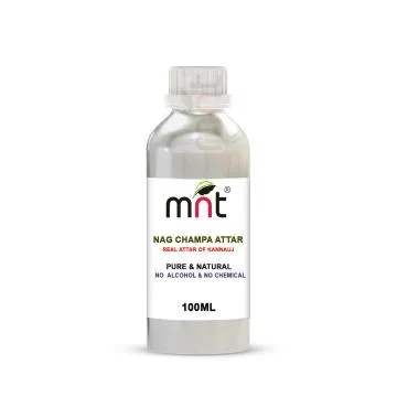 MNT Nag Champa Attar For Unisex Long Lasting And Alcohol Free 100 ml