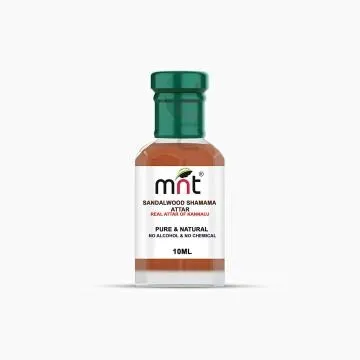 MNT Sandalwood Shamama Attar For Unisex Long Lasting And Alcohol Free 10 ml