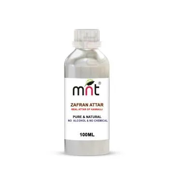MNT Zafran Saffron Attar For Unisex Long Lasting And Alcohol Free 100 ml