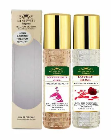 Mysterious Girl and Lovely Rose – Eau De Perfume Combo 120 ml x 2