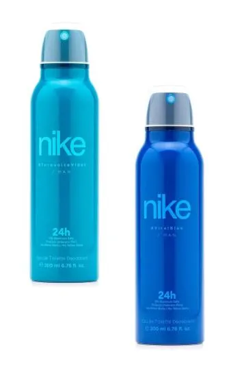 Nike #TurquoiseVibes and #ViralBlue Pack Of 2 Deodorant For Man 200ml X 2