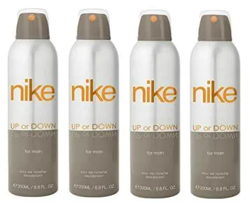 Nike Men Up or Down Deodorant 200 ml Pack of 4