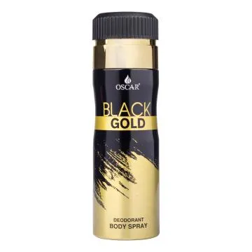 Oscar Black Gold Long Lasting Premium and Skin Friendly Deodorant Spray Perfume For Unisex 200 ml