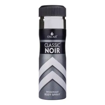 Oscar Classic Noir Long Lasting Premium and Skin Friendly Deodorant Body Spray For Unisex 200 ml