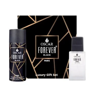 Oscar Combo Collection of Forever Black Paris 150ml with Forever Paris Eau De Parfum 60ml