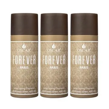 Oscar Forever Deodorant Chypre Floral Smell Everyday Body Deo for Men 150ml Pack of 3