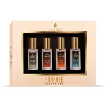 Oscar Forever Luxury Perfume Gift Set For Men- Strong Long Lasting Fragrance- Pack of 4 20ml Each