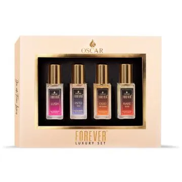 Oscar Forever Luxury Perfume Gift Set For Women- Divine Long Lasting Fragrance Pack of 4 20ml Each