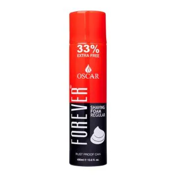 Oscar Forever Shaving Foam For Men 400ml 33% Extra More than 100 shaves Rust Proof Can