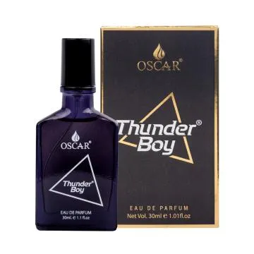 Oscar Thunder Boy Black Long Lasting Perfume For Men Woody Aromatic Fragrance 30ml