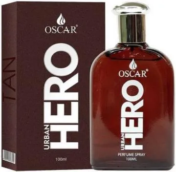 Oscar Urban Hero Tan Long Lasting Perfume for Men Woody and Spicy Aromatic Fragrance 100ml