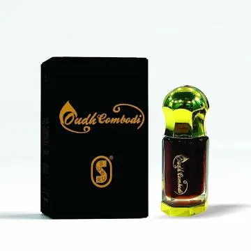 Oudh Combodi Original Branded Oudh Oil Long Lasting Fragrance 6 Ml Bottle