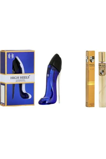 Oveo High Heels Blue and Paul Adams Fresh Floral Spray Perfume for Men and Women 30ml Each