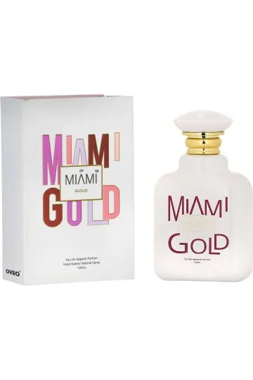 Oveo Miami Gold Fresh Floral Spray Perfume for Men and Women 100ml