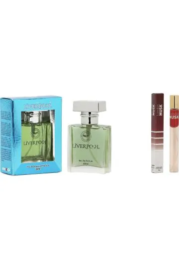 Oveo Natural Spray Pool and London Musk Fresh Floral for Men and Women 30ml Each