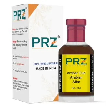 PRZ Amber Oud Arabian Attar For Unisex 10 ml