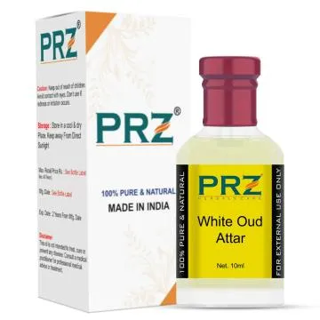 PRZ White Oud Attar For Unisex 10 ml