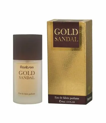 RANKSON Gold Sandal Long Lasting Eau De Fabric Perfume For Men and Women 40ml