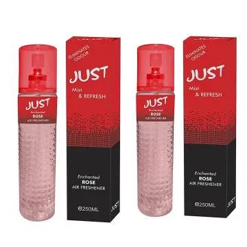 RANKSON JUST Enchanted ROSE Air Freshener Spray – 500ml Pack Of 2