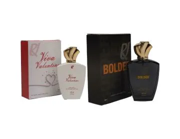 RU VIVA VALENTINE 60 ML AND BOLDER 60 ML PERFUME
