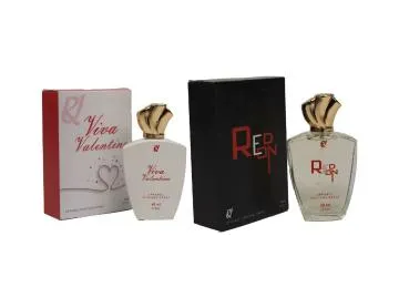 RU VIVA VALENTINE 60 ML AND RED ON 60 ML PERFUMES