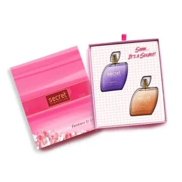 Secret Temptation Fragrance Gift Hamper with Romance and Adore Long-lasting Perfume for Women Pack of 2 50ml each