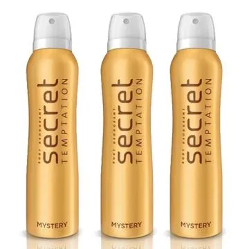Secret Temptation Mystery Deodorant Combo for Women Pack of 3 150ml Each l deodorant for women l womens deodorant