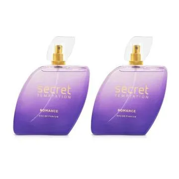 Secret Temptation Romance Eau De Parfum for Women Long Lasting Chypre Green Everyday Wear Fragrance Pack of 2 100ml each