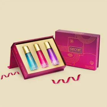 Secret TemptationDaisy Jazz and Ruby Mini Perfume Gift Box for Women Pack of 3 30ml each