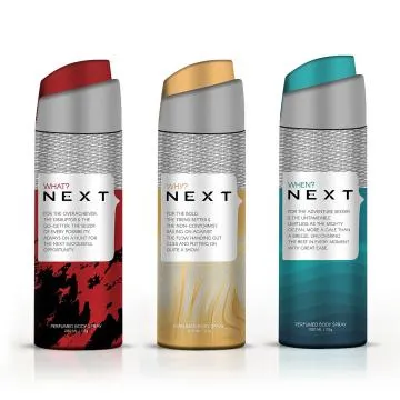 Set of 3 Deodorants – Each 200ml – NEXT WHAT? WHEN? WHY?