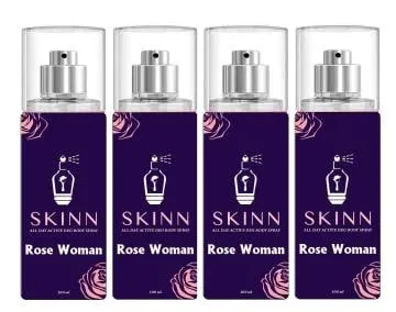 SKINN ROSE WOMAM PACK OF 4