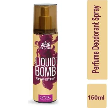 StJohn Deo Liquid Bomb Gold Edition Crystal Perfume Deodorant Spray for Women 150ml